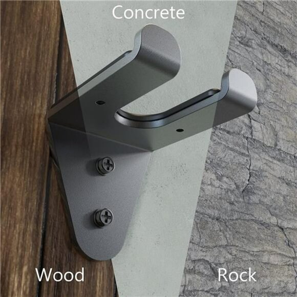 Single Olympic Barbell Hanger,Garage Gym Bar Wall Rack,Holds Under 33mm Bar Size - Picture 5 of 6